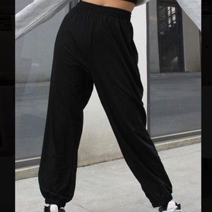 Black joggers